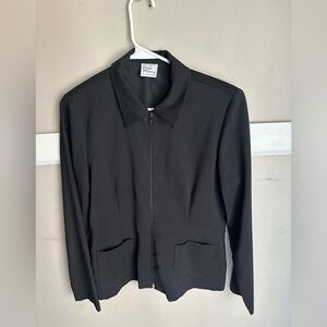 Giorgio Fiorelli  Women's Black Zip Up Blazer Size 6